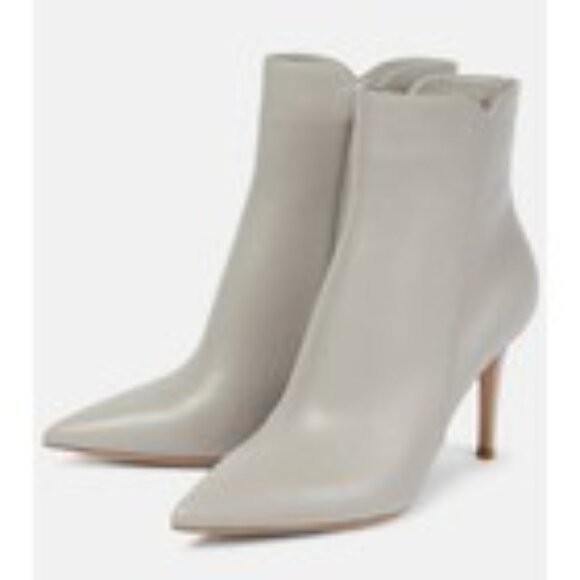 Gianvito Rossi Levy 85mm Ankle Boots in Gray Shadow 37.5 size 7 - Picture 2 of 3
